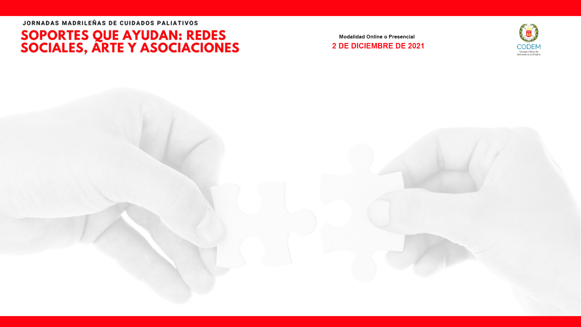 JORNADAS MADRILEÑAS DE CUIDADOS PALIATIVOS - Plantilla